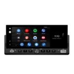 Junsun Drathlos Carplay Android Auto RDS mit Rückfahrkamera 1Din - Imagen 2