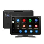Junsun Drathlos Apple Carplay Android Auto 9-Zoll Display Rückfahrkamera - Imagen 2