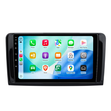 Autorradio Mercedes Clase M W164 CarPlay Android Auto Bluetooth Navegación RDS GPS