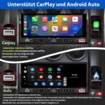 Junsun Drathlos Carplay Android Auto RDS mit Rückfahrkamera 1Din - Imagen 3