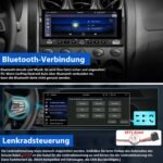 Junsun Drathlos Carplay Android Auto RDS mit Rückfahrkamera 1Din - Imagen 4