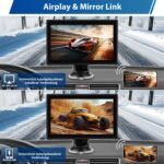 Junsun Drathlos Apple Carplay Android Auto 7 Zoll Display Rückfahrkamera - Imagen 3