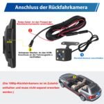 Junsun Drathlos Apple Carplay Android Auto 7 Zoll Display Rückfahrkamera - Imagen 7