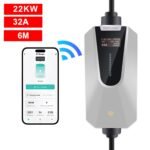 Junsun E-Auto Ladegerät Elektroauto EV-Ladekabel 22KW Typ 2 6-32A - Imagen 2
