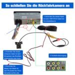 Junsun Drathlos Carplay Android Auto Display mit Rückfahrkamera 1Din - Imagen 8