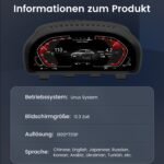 Junsun Digital Tacho Dashboard für BMW 7er F01 F02 12.3 Zoll Cockpit für 2009–2015 - Imagen 5