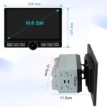 Junsun Universal 2DIN Android Radio Carplay Navi RDS DAB+ 4G LTE GPS - Imagen 3