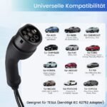 Junsun E-Auto Ladegerät Elektroauto EV-Ladekabel 22KW Typ 2 6-32A - Imagen 3