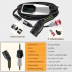 Junsun EV Ladegerät Typ2 3.5–22kW 6–32A 1/3 Phase EU Adapter - Imagen 6