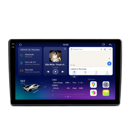 Autorradio Junsun con pantalla 2K para Fiat 500 2016-2019 con CarPlay y Android Auto