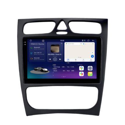 Autorradio Junsun X9 con pantalla 2K para Mercedes Clase C W203 Pre-Facelift
