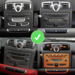 Autorradio Smart 451 Fortwo CarPlay Android Auto GPS DAB+