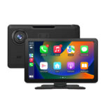 CarPlay Inalámbrico Apple Android Auto Pantalla 9 Pulgadas con Cámara Trasera
