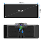CarPlay Inalámbrico Apple Android Auto 4K Pantalla 10.26 Pulgadas Cámara Ajustable