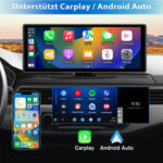 CarPlay Inalámbrico Apple Android Auto 4K Pantalla 10.26 Pulgadas Cámara Ajustable