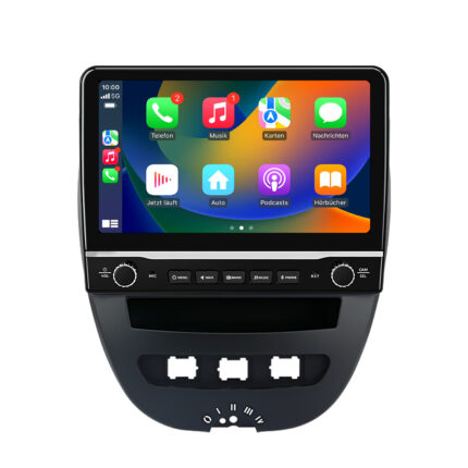 Junsun Autorradio para Peugeot 107 Citroën C1 Toyota Aygo CarPlay Android Auto Bluetooth Navegación