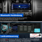 CarPlay Inalámbrico Android Auto RDS con Cámara Trasera 1Din