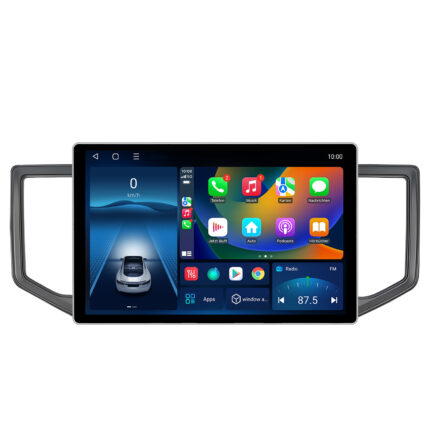 Junsun Autorradio 13 Pulgadas para VW Crafter II 30-35 Furgón Bus CarPlay Android Auto Navegación Bluetooth -V2 Plus