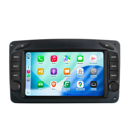 Autorradio Mercedes W203 prefacelift CarPlay Android Auto Navegación Bluetooth