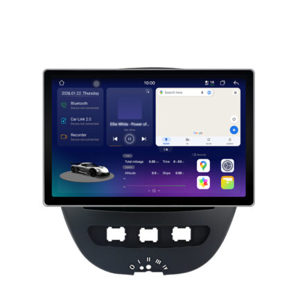 Junsun Autorradio Pantalla 2K para Peugeot 107 Citroën C1 Toyota Aygo CarPlay Android Auto X9/XP Plus