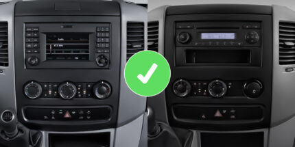 Junsun Autorradio 256GB para Mercedes Sprinter 906 Crafter CarPlay Android Auto
