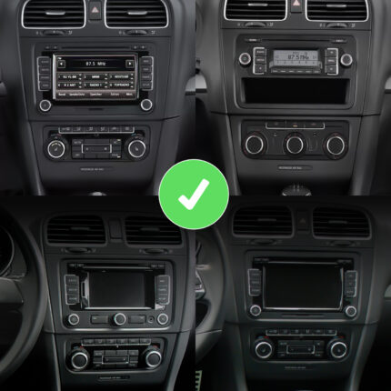 Autorradio VW Golf 6 CarPlay Android Auto Bluetooth Navegación RDS GPS