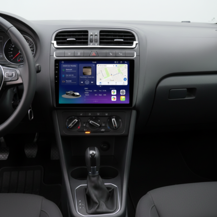 Junsun Autorradio Pantalla 2K para VW Polo 5 6R 6C CarPlay Android Auto Navegación X9