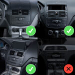Autorradio Mercedes W204 CarPlay Android Auto Navegación GPS DAB+