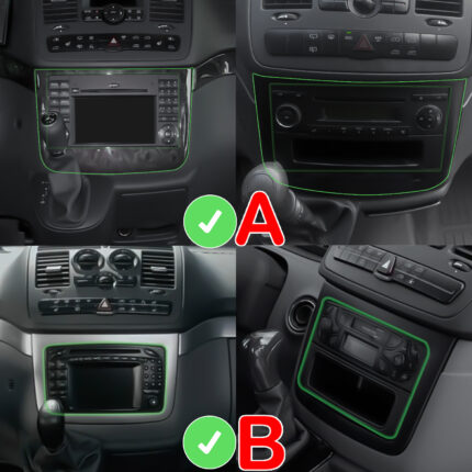 Autorradio Mercedes Clase V W639 CarPlay Android Auto Bluetooth GPS