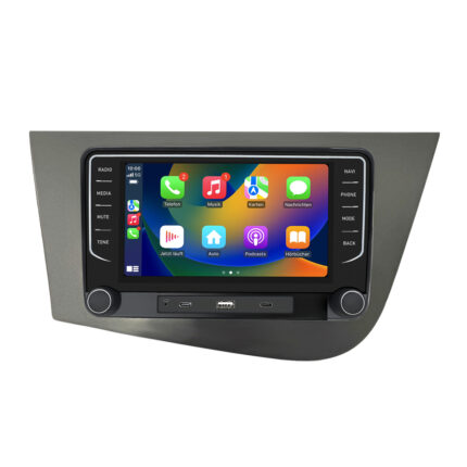 Junsun Autorradio para Seat Leon MK2 2005-2012 CarPlay Android Auto
