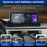 Junsun CarPlay para BMW Serie 3 E90 E91 E92 E93 Bluetooth Android Auto