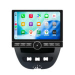 Junsun Radio Peugeot 107 Citroën C1 Toyota Aygo Android V2 10,6" con Mando Giratorio CarPlay Android Auto