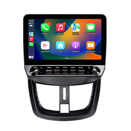 Radio Peugeot 207 Linux de 10,6 pulgadas con CarPlay – Junsun