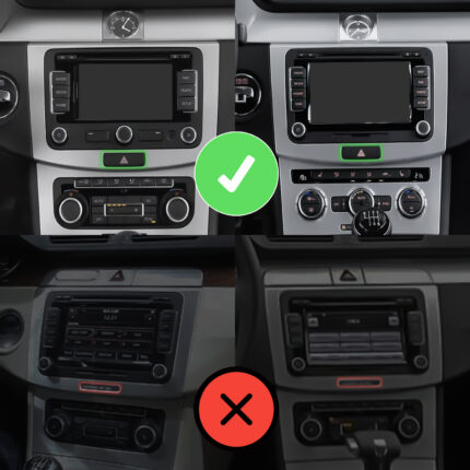 Junsun Autorradio Linux 10" para VW Passat B7 CarPlay Android Auto Bluetooth – 2